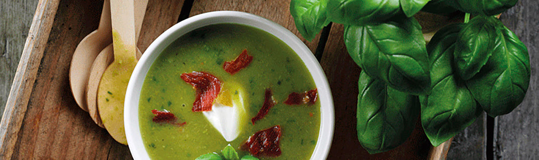 Pea and basil soup | Season Herbs