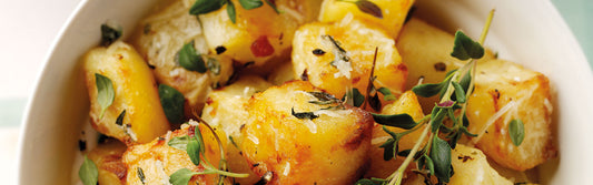 Thyme Garlic Roasted Potatoes