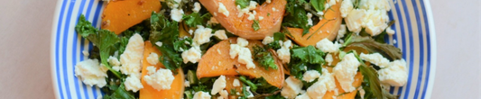 Butternut squash feta salad