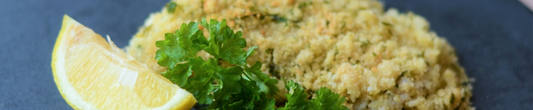 lemon and herb crusted cod